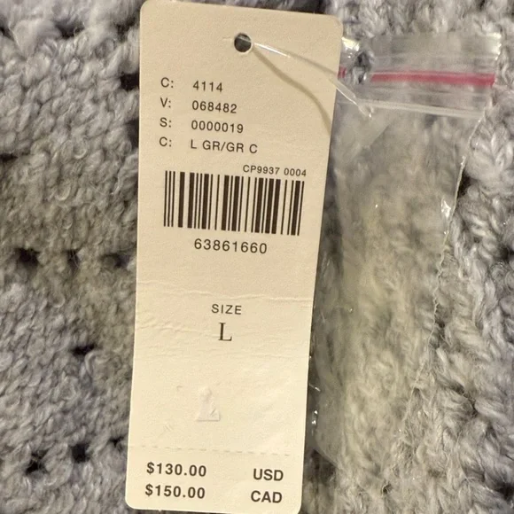 Maeve Light Grey Knit Cardigan - Picture 4 of 6